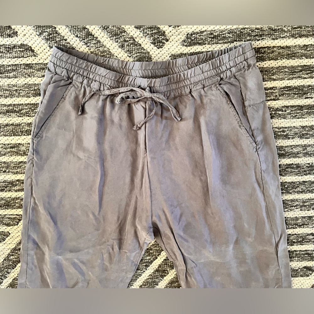 JOHNNY WAS Small Gray Rumble Rayon Joggers Pants - Picture 3 of 7